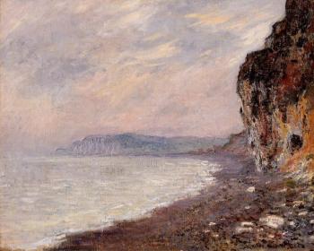 尅勞德 莫奈 Cliff at Pourville in the Fog